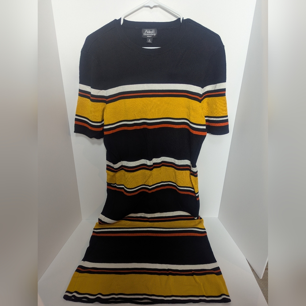 Kohl's x Abbott Elementary Women's 2X Horizontal Striped Sweater Maxi Dress